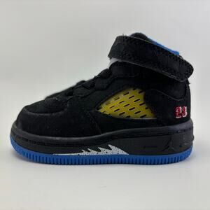 AIR JORDAN “Force 5 Black New Blue” Toddler Shoes Size 3